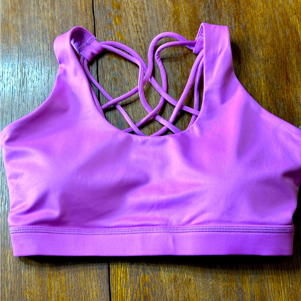 CVG Purple Butterfly Back Bra